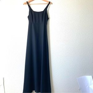 Vintage elite collection Maxi Dress Large Slevee Less Minimalist Made in USA